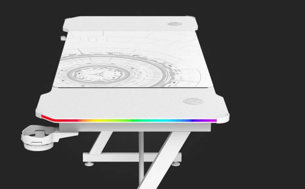 Компьютерный стол Zone 51 TRINE 160 RGB White