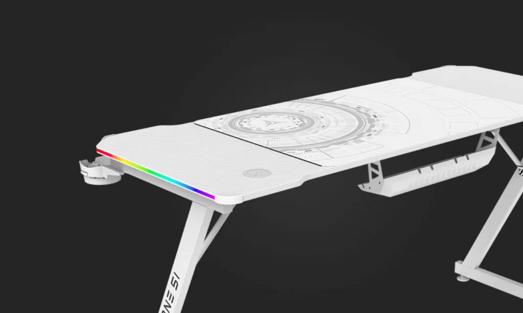Компьютерный стол Zone 51 TRINE 160 RGB White