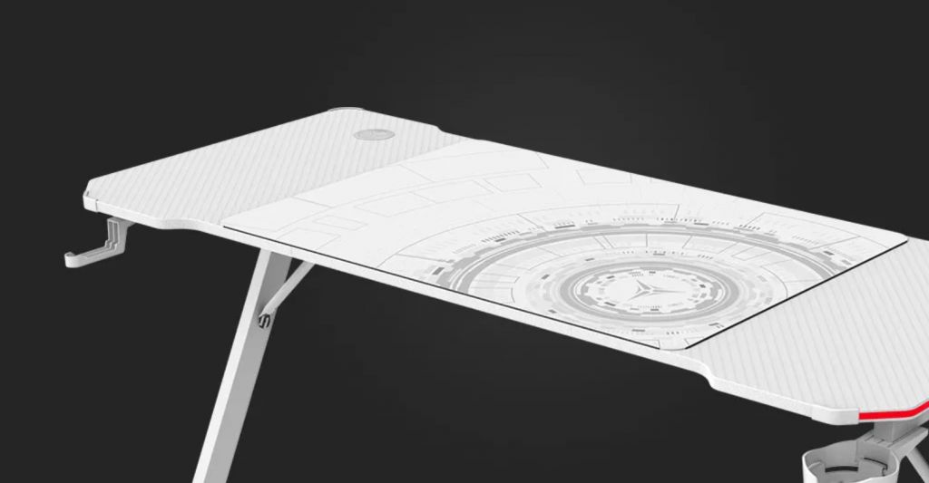 Компьютерный стол Zone 51 TRINE 160 RGB White