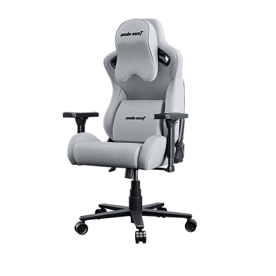 Кресло игровое Anda Seat Kaiser Frontier, цвет серый, размер ХL (150кг), материал ПВХ (модель AD12) (AD12YXL-17-G-F)