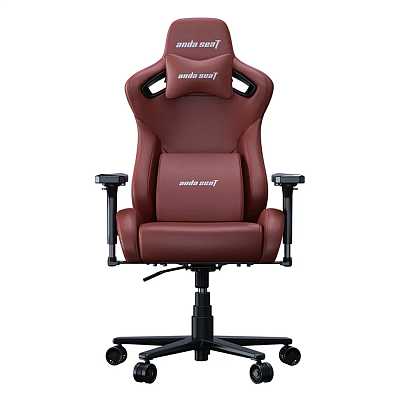 Кресло игровое Anda Seat Kaiser Frontier, цвет бордовый, размер XL (150кг), материал ПВХ (модель AD12) (AD12YXL-17-AB-PV)